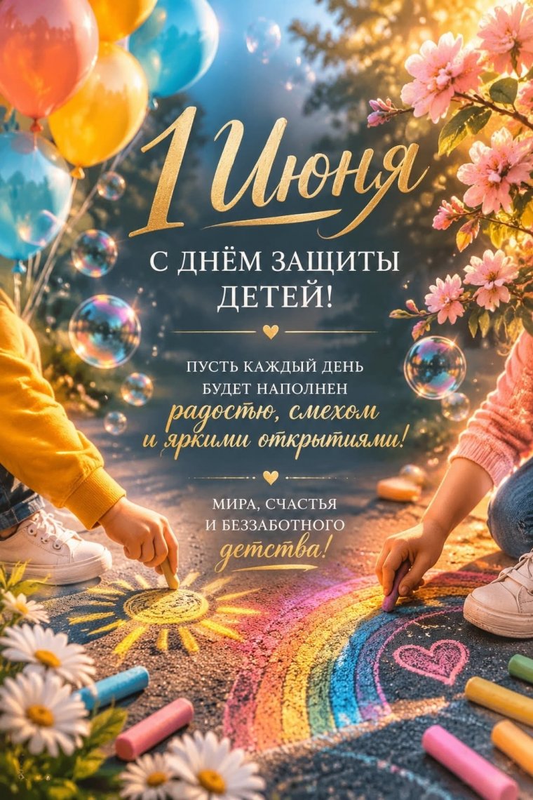 С Днём защиты детей!